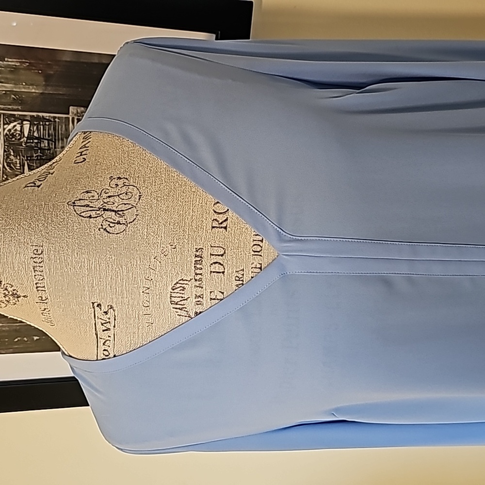 J. Crew blue blouse sz M - Picture 2 of 11
